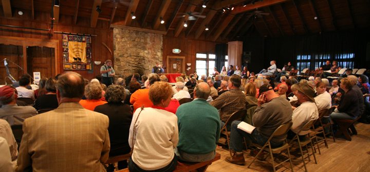 The blacksmithing program is one of the most popular at the John C. Campbell Folk School.   With the New Forge Building underway, many people are working hard to raise funds for the new studio.  The first Saturday in November, the day of the annual Blacksmith auction, was dedicated to the cause...