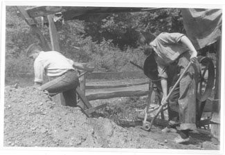 Shovel work