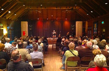 Aubrey performs in the Keith House, Sept. 2012