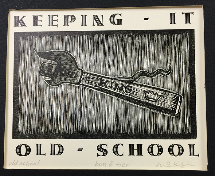Student project from Jim Horton's Wood Engraving class