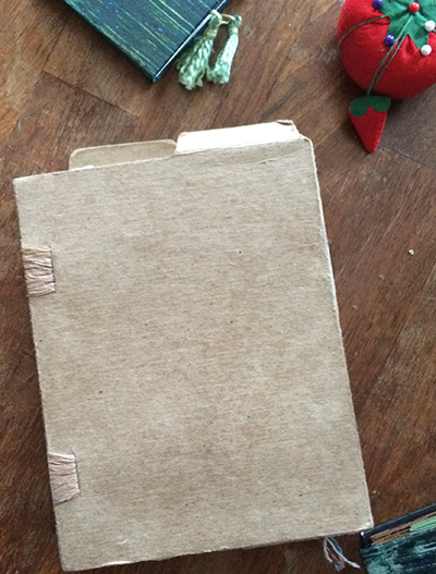 Sarah's handmade sketchbook