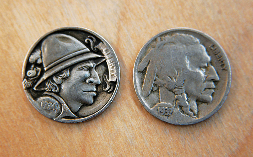 Unsure of what a hobo nickel is? Look no further! Read an interview with Tom Patterson who teaches a class in Hobo Nickel Engraving at the Folk School. Tom has been a hand engraver and metalsmith for more than 50 years. Enjoy our interview!
