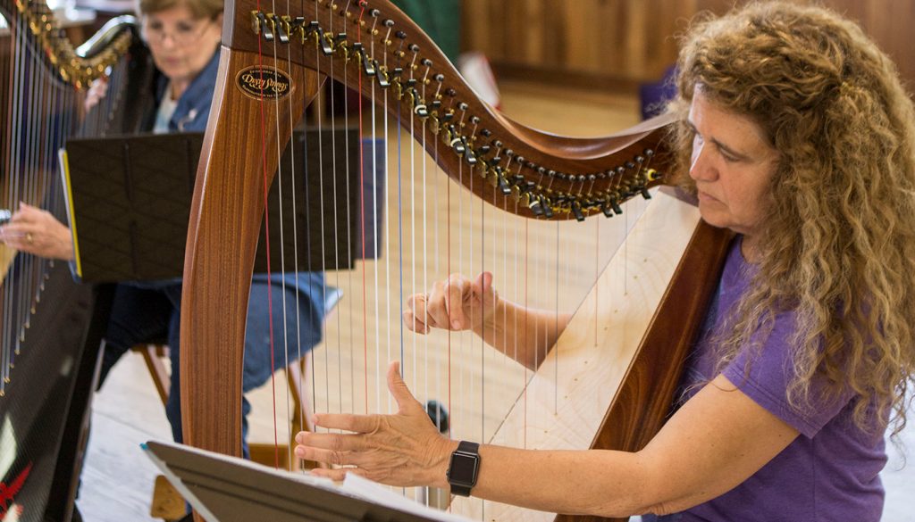 Folk harp enthusiasts! Come celebrate Scottish Heritage Week with the ancient instrument of Scotland, the Celtic or lever harp, in our class Folk Harp Gathering. This class encourages harp players to come together and share the history, learn tunes of the ancient harpers, and play songs and dances from Scotland and nearby Celtic lands. It is also a time to rekindle the friendships from past harp gatherings, meet new harp enthusiasts and play together in ensemble.