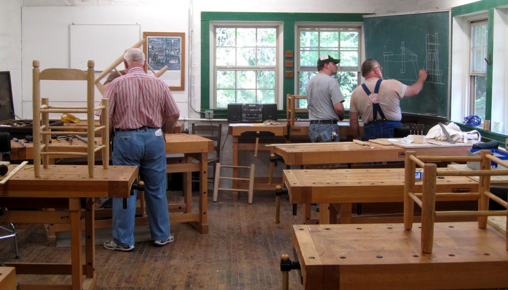 Lyle Wheeler, a longtime Folk School instructor in both Woodworking and Blacksmithing, is a treasure of the Folk School. The week I spent years ago, building a ladderback chair with Lyle, changed the way I think about craft and my own capabilities as a maker. I am excited that later this month Lyle will be giving a Zoom presentation on June 15 as part of the Folk School’s Appalachian Traditions Discussion series. I encourage you to tune into his talk, and learn from this wonderful self-proclaimed “all-around 