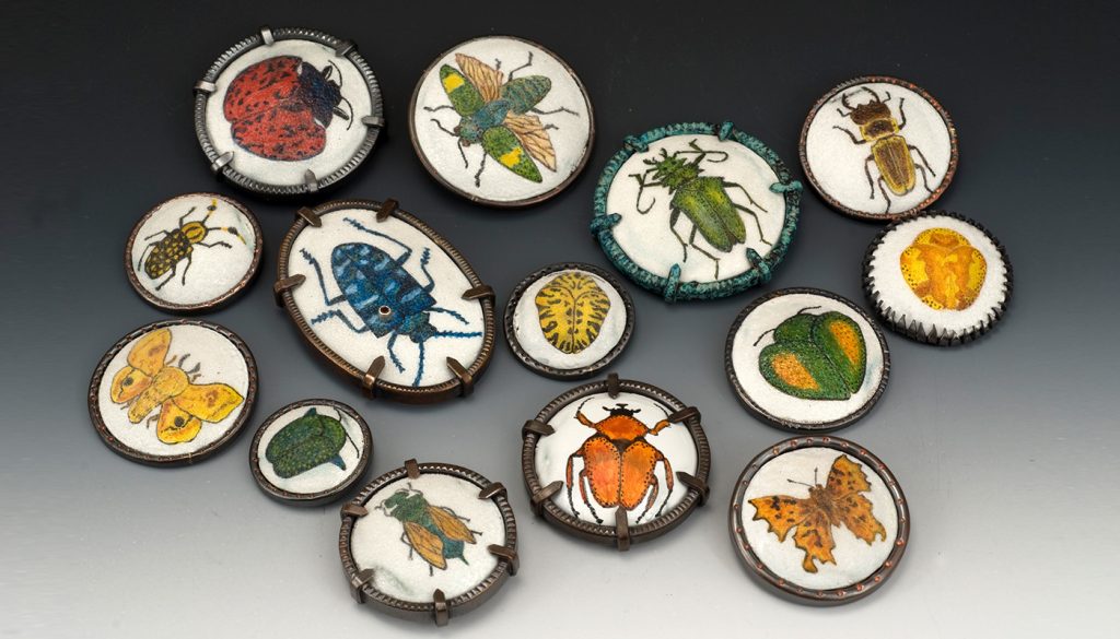 Charity Hall insect pieces