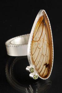 Charity Hall Cicada Wing Ring
