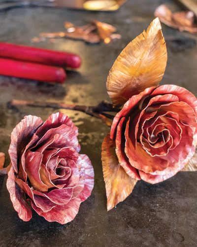 Blacksmithing Flowers