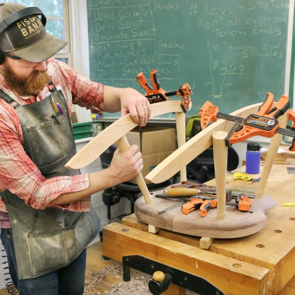 Constructing a windsor rocking chair
