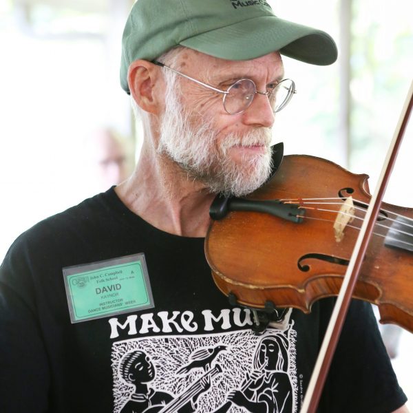 Violinist at work