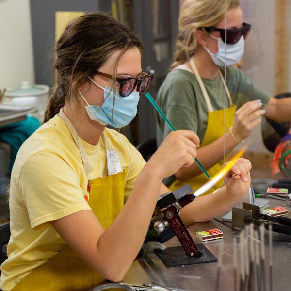 Intergenerational Week in the Beading Studio