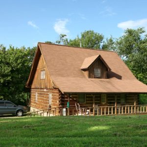 Exterior of Log House