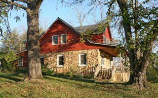 Exterior of Rock House