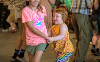 Children dancing in Open House