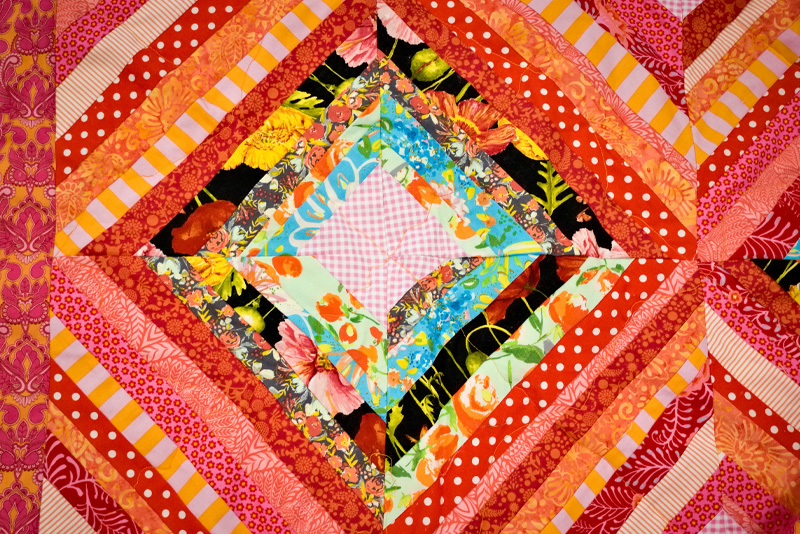 A colorful quilt