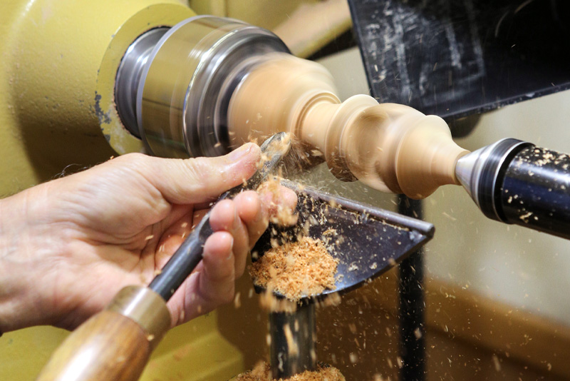 Turning at the lathe