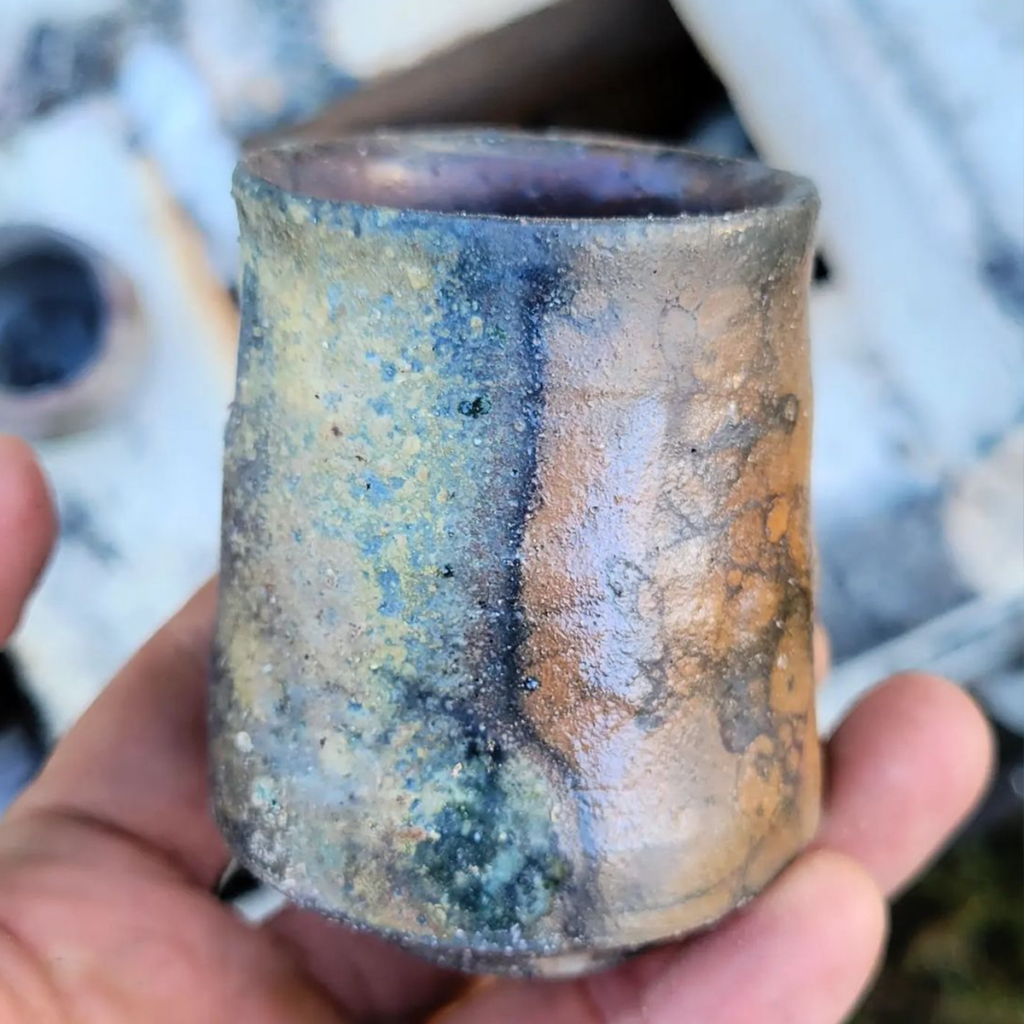 A soda fired cup