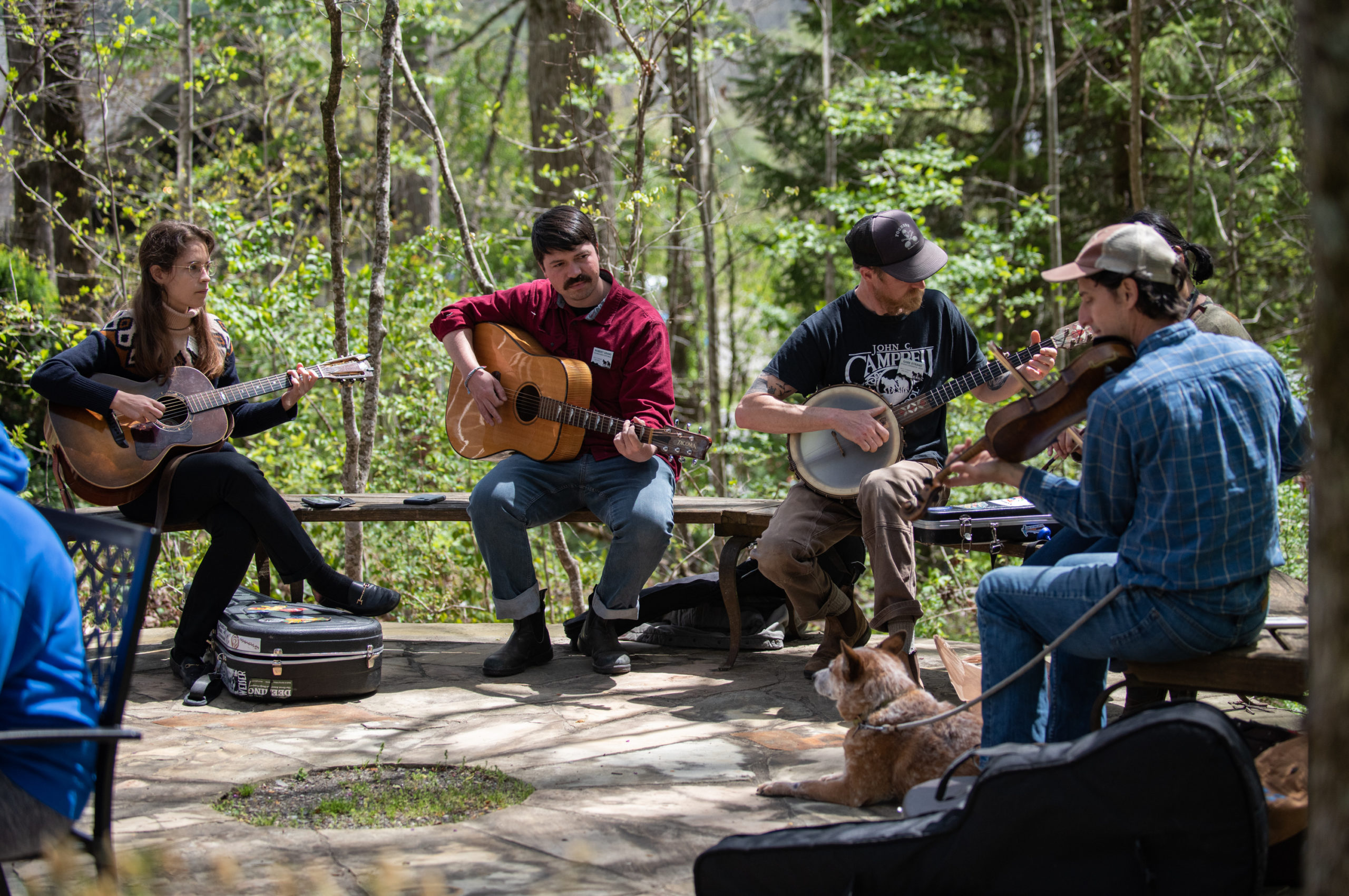Lunchtime jam. Photo by Cory Marie Podielski Photography