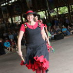 Virginia and the Dame's Rocket Morris Dancers performing at Fall Festival