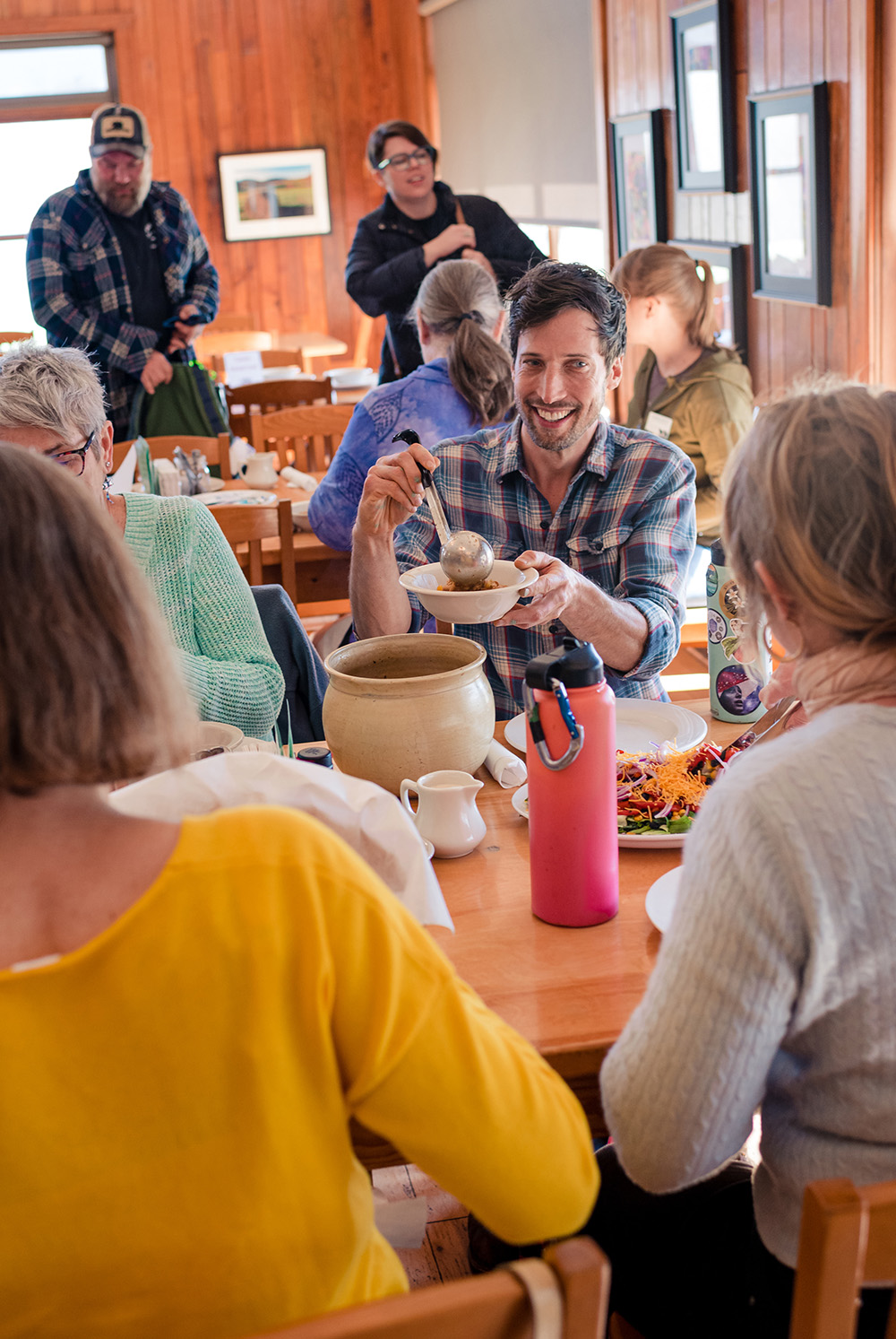 Lunchtime in the Dining Hall