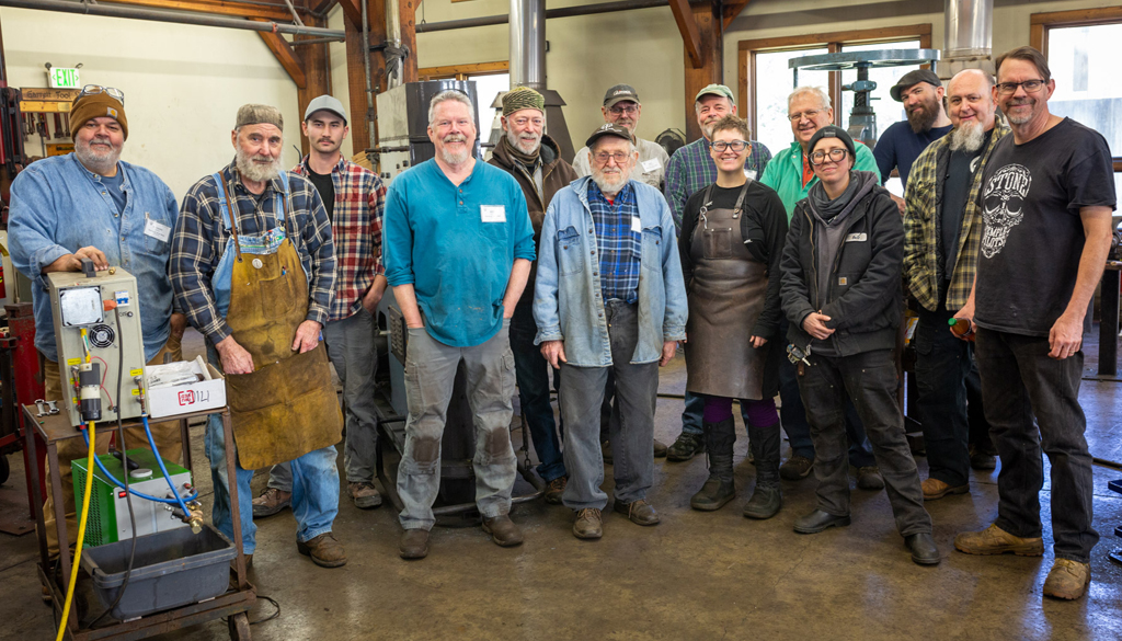 Women's Blacksmithing, North House Folk School course