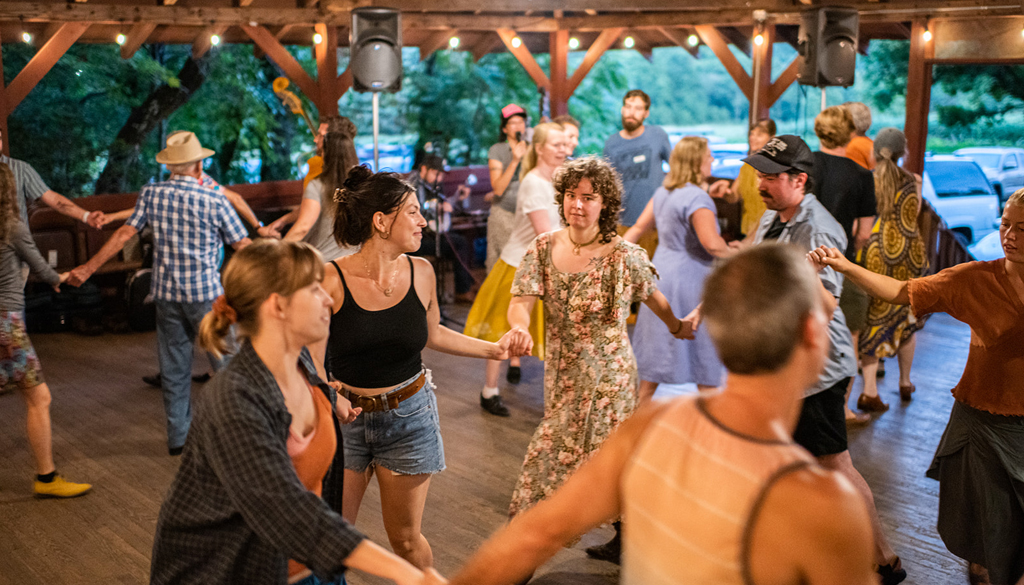 Music & Dance Events are Back Outside at the Folk School this season!