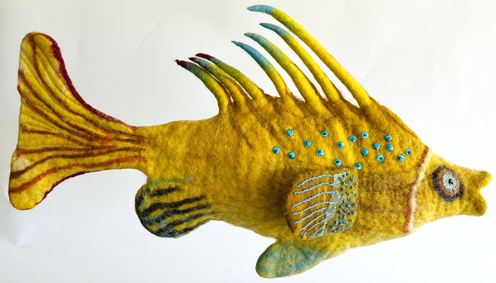 Gone Fishing: Create Felted Sea Creatures with Geri Forkner This Summer!
