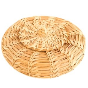Papago Basket with Lid - Image 2