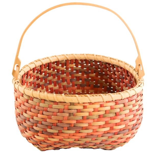 Multicolored Basket with Handle