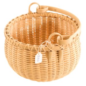 Oak Basket with Handle - Image 4