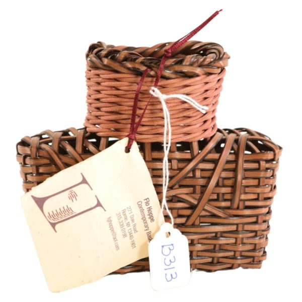 Unusual Japanese Cane Basket