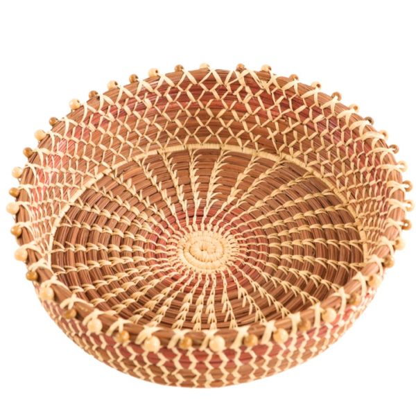 Medium Round Pine Needle Basket