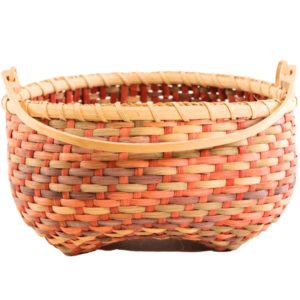 Multicolored Basket with Handle - Image 4
