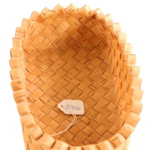 Small Oblong Birch Bark Basket - Image 4
