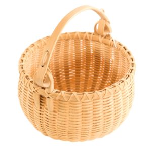 Oak Basket with Handle - Image 2