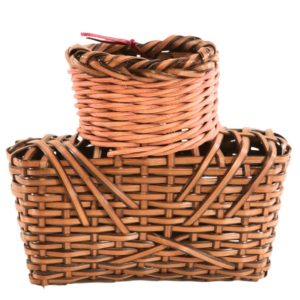 Unusual Japanese Cane Basket - Image 2