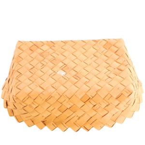 Small Oblong Birch Bark Basket - Image 3