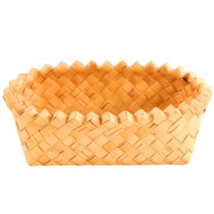 Small Oblong Birch Bark Basket - Image 5