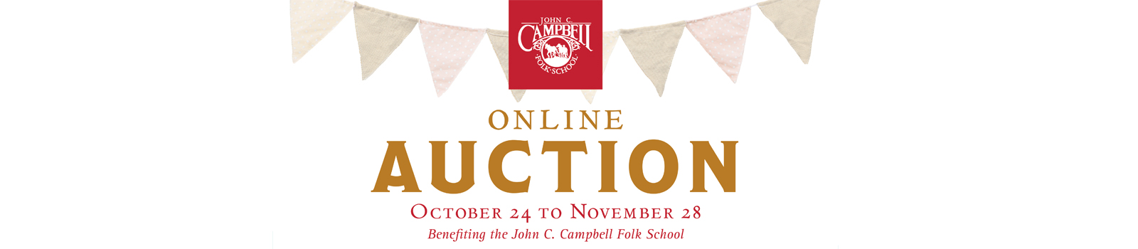 festive ribbon for online auction