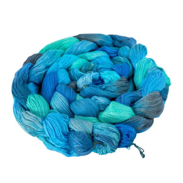 Blazing Shuttles Handyed Warps - "Mermaid Blue"