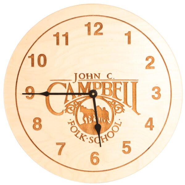 Big JCCFS Logo Clock