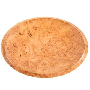Maple Burl Small Turned Tray - Image 2