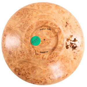 Maple Burl Small Turned Tray - Image 3
