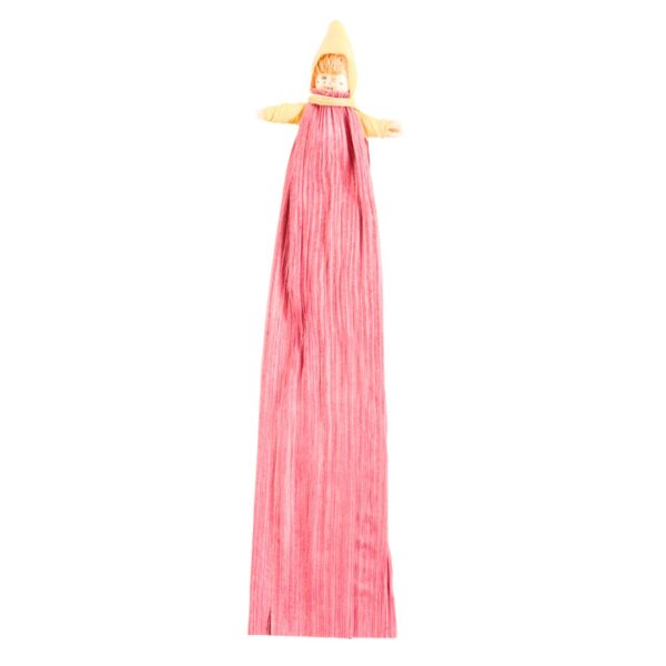 Pink Corn Husk Doll Bookmark