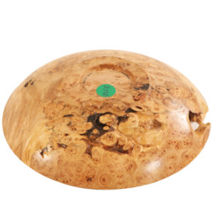 Maple Burl Lowsided Turned Bowl - Image 5