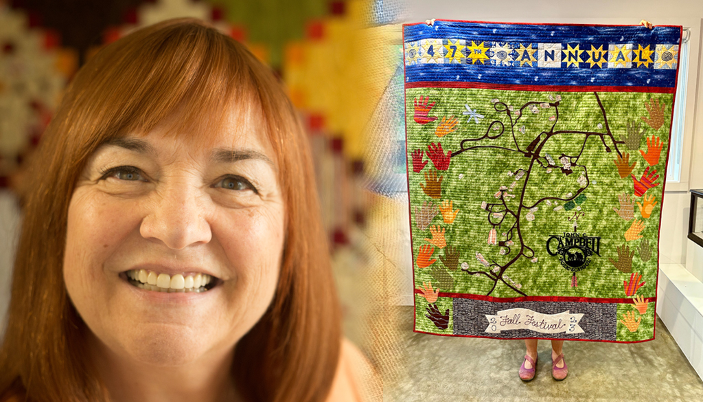 Quilt Mapping the Folk School: An Interview With Annie Smith, Fall Festival Banner Designer 2023