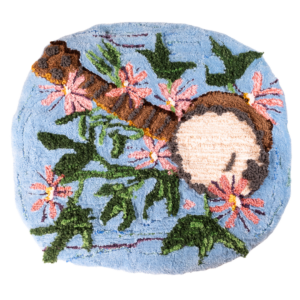 Passion Flowers and Banjo: Community Rug