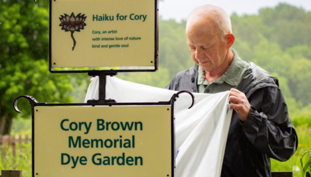 Cory Brown Memorial Dye Garden Dedication