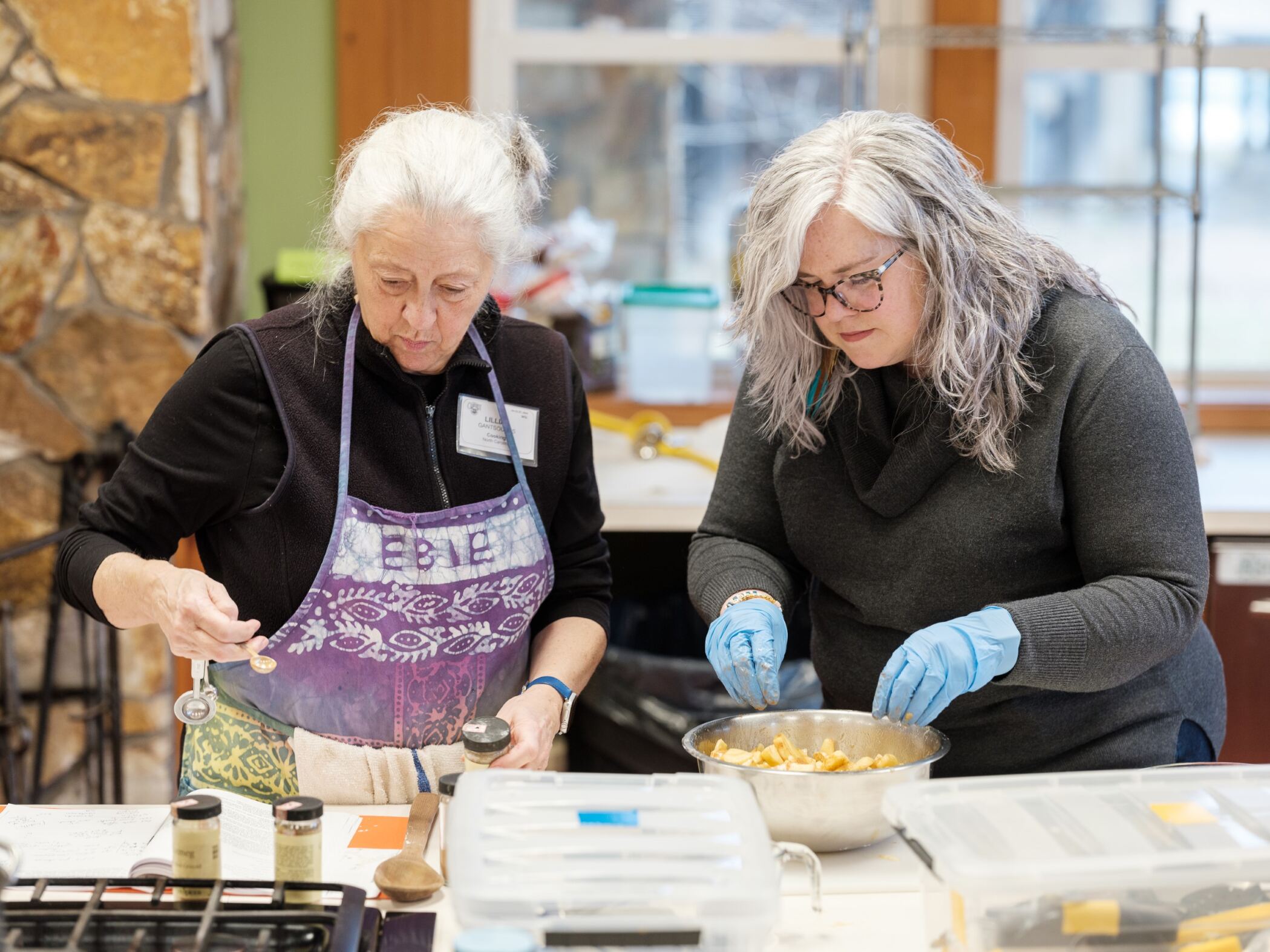 Mackenzie Cooking w/Teacher