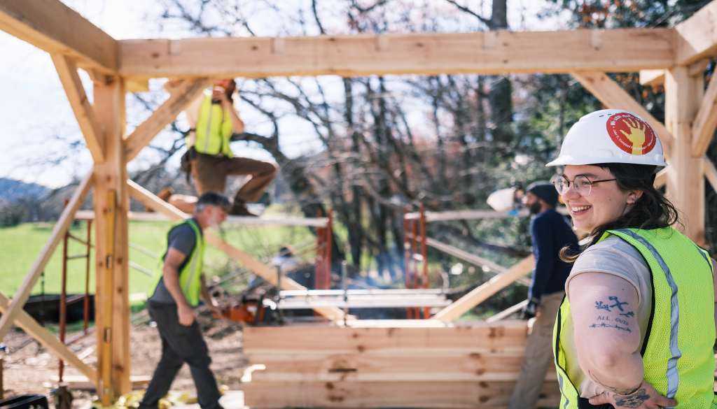 Our Traditional Craft Mentorship Explores Timber Framing