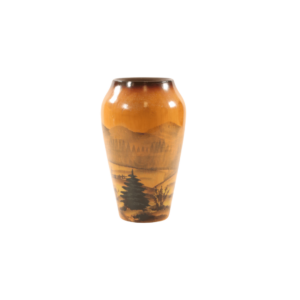 Scenic Wood Vase
